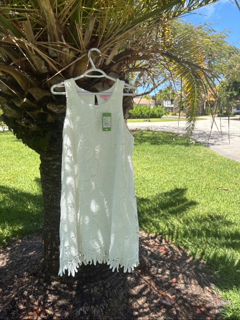 Lilly Pulitzer White Lace Mini Dress- $278. Original - Picture 5 of 14
